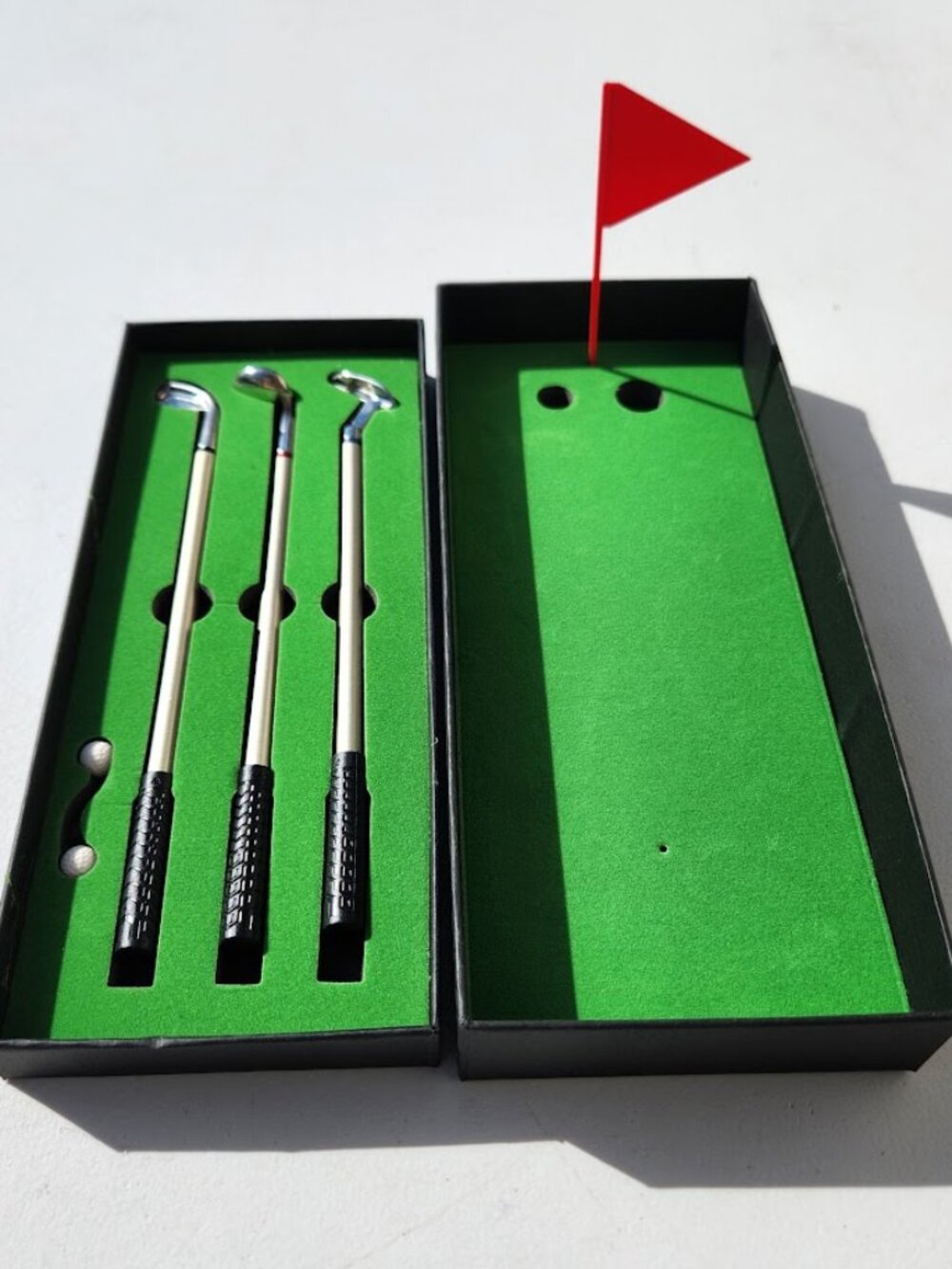 NEW Golf Pens Golfing Golfer Gag Gift Set Desk Accessories Decor Table Game Mini